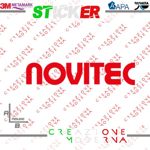 Adesivo sticker logo novitec - adesivo,
