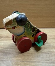 Fisher Price Jolly Jumper #450 giocattolo vintage in legno