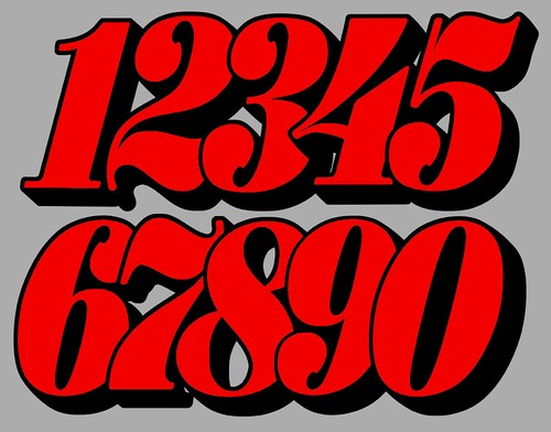 Sticker number race racing - number,