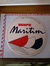 ADESIVO VINTAGE STICKER kleber WEMPE MARITIM 