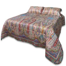 ETRO TRAPUNTINA MATRIMONIALE 270 X 270 CM IN RASO 100% COTONE