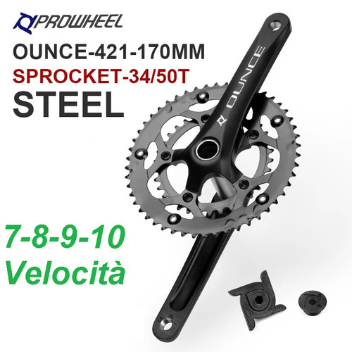 Guarnitura alluminio 34t - guarnitura, 50/34t