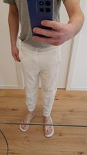 Pantaloni bianchi zara TG M