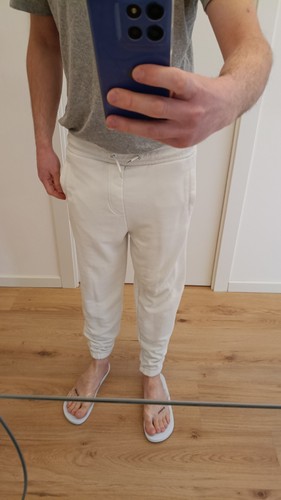 Pantaloni bianchi zara m - bianchi,