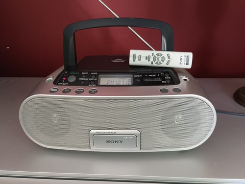 Boombox sony ps20cp radio - zs-ps20cp,