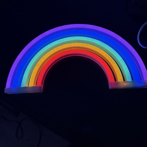 Luce notturna arcobaleno - luce,