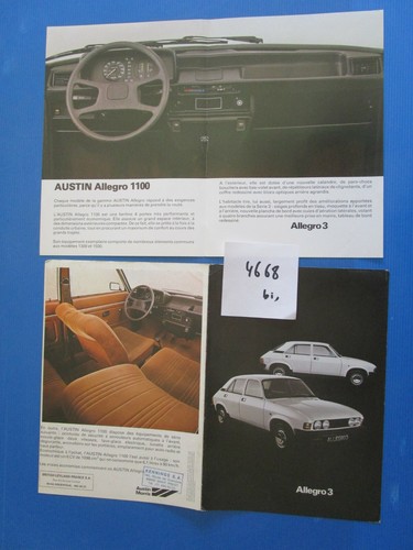 4668 bis austin allegro - n°4668,