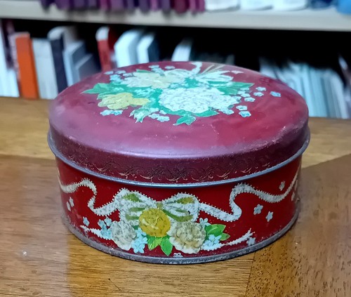 Scatola latta rotonda - latta,