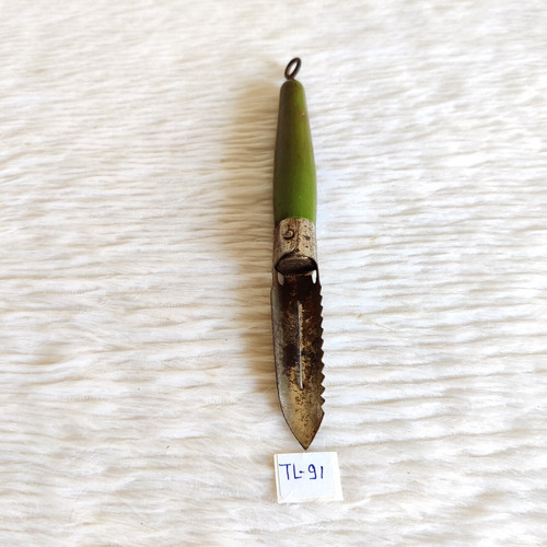 Vintage verde legno manico - vintage,