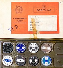 9 Quadranti originali: 8 Breitling  + 1 Monaco Tag Heur originale