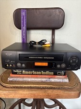 Sharp 4 Head HiFi Stereo VCR