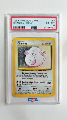 Chansey 102 holo psa - psa, 6