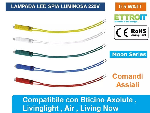 Spia led 230v compatibile - spia,