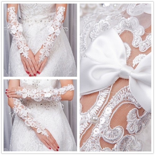 Paio guanti da sposa - 1,