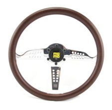Volante sportivo momo legno - volante,