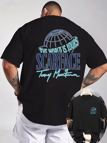 Shirt uomo scarface tony - t-shirt,