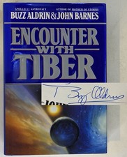 Encounter with Tiber by BUZZ ALDRIN (1996, Hardcover) - SIGNED Copy, 1st/2nd