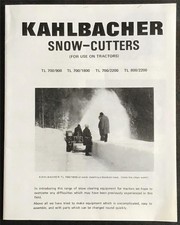 KAHLBACHER Taglia neve per uso