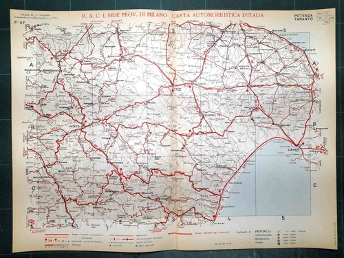 Carta geografica stradale