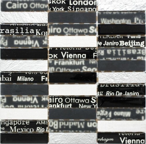 Piastrella mosaico traslucido