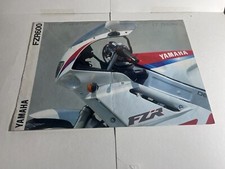 CATALOGO YAMAHA FZR 600 VINTAGE ANNI 80-DEPLIANT BROCHURE