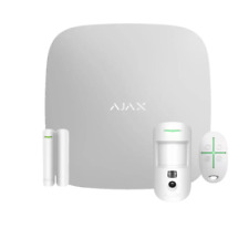 AJAX HUB2 KIT ALLARME ANTIFURTO SENZA FILI WIRELESS BIANCO SENSORE MOTION CAM