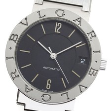 Orologio Uomo Automatico BVLGARI BVLGARIBVLGARI BB33SS Data Quadrante Nero_906631
