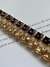 Bracciali Con Swarovski Oro E Ametista 
