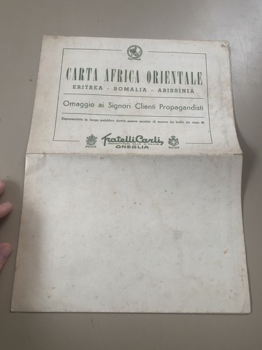 Cartina africa orientale olio - africa,