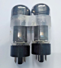 6L6GC Sylvania ECG Philips USA coppia abbinata