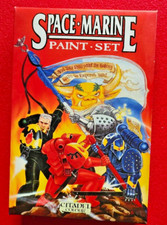 ROGUE TRADER SPACE MARINE PAINT SET BOX - OOP WARHAMMER 40k OLDHAMMER *ONLY BOX
