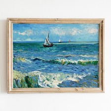Paesaggio marino vicino a Les