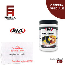 Grasso Nero SIA per Giunti Omocinetici Cuscinetti Piani con Saponi di Litio