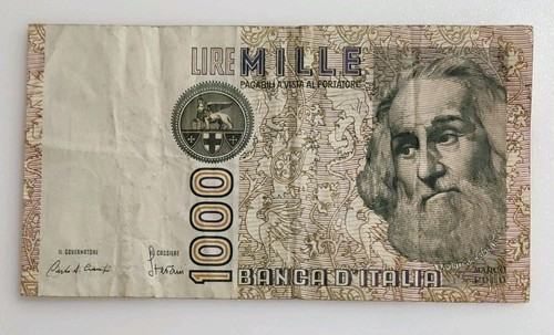1982 italy 1000 lire ta528159g - italy,