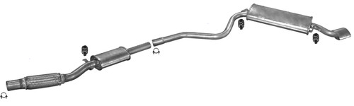 Silenziatore scarico fiat - silenziatore,