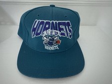 Cappello Vintage Starter Charlotte Hornets SnapBack Retro NBA Lana Ottime Condizioni