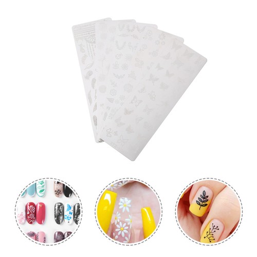 Pcs stencil per unghie - ,