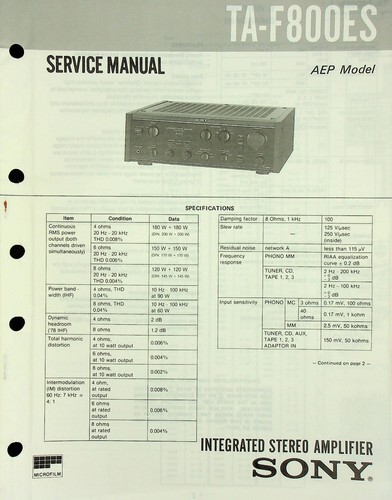 Service manual sony - manual,
