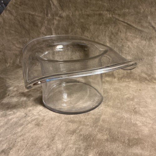 Vaso cappello vetro vintage