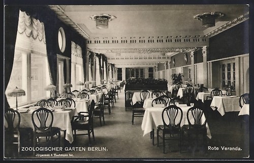 Cartolina berlino sala da - sala,