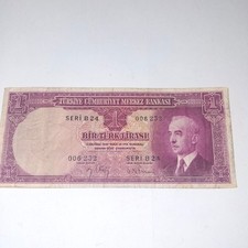 Turkey 1 Lira 1942 - 1930 law