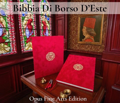 Borso este bible facsimile - borso,