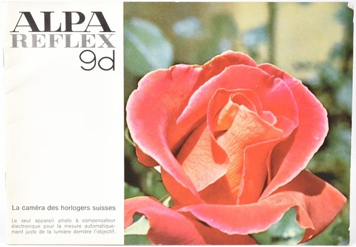 Catalogo alpa reflex la - alpa, 9d