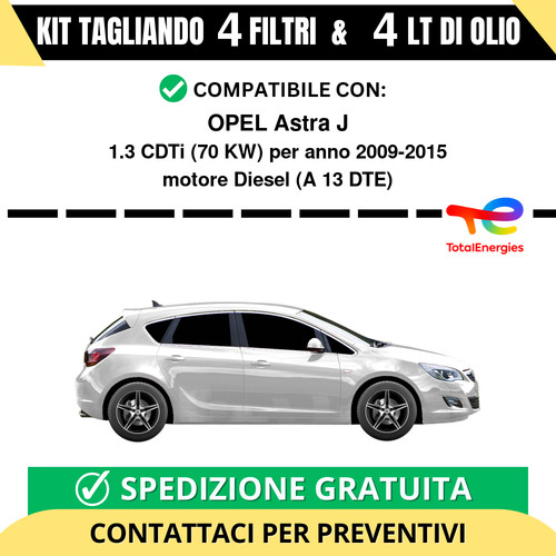 Tagliando per opel astra - per,