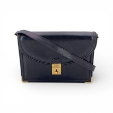 Vintage Gucci Black Leather