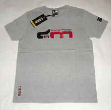 DRUNKNMUNKY urban streetwear grey graphic t-shirt maglietta uomo grigia S BNWT