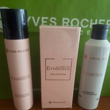 Yves Rocher Set Nr.3 Pezzi Profumo, Deodorante, Latte Corpo  EVIDENCE 