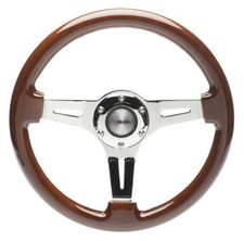 Volante sportivo vero legno