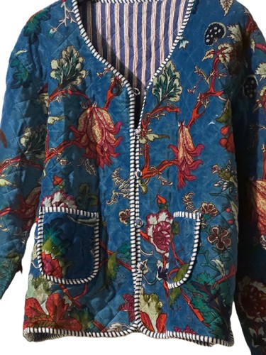 Giacca trapuntata patchwork