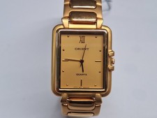 Orient B650A06 orologio uomo donna quartz rettangolare 27 mm box e cartellino